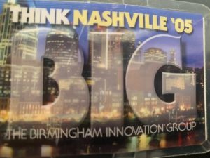 Nashville BIG Trip luggage tag