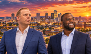 Bill Smith (left) and Shegun Otulana (AI-generated photo illustration)